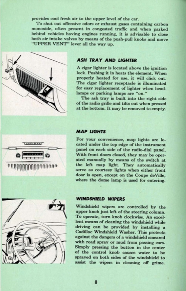 1953 Cadillac Owners Manual Page 51